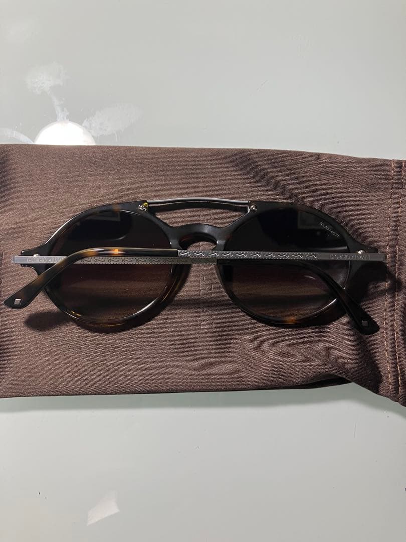 GIORGIO ARMANI サングラス ダブルブリッジ ヴィンテージ