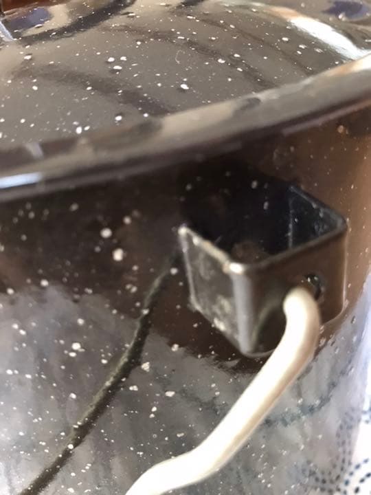 USAアンティーク　アウトドアポット＆プレート4枚