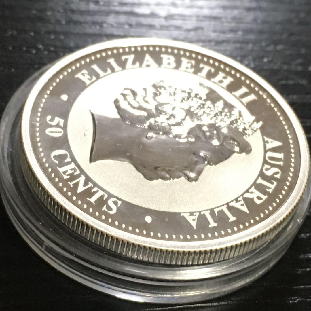 2000年辰年 シルバーコイン 999純銀 1/2オンス - メルカリ