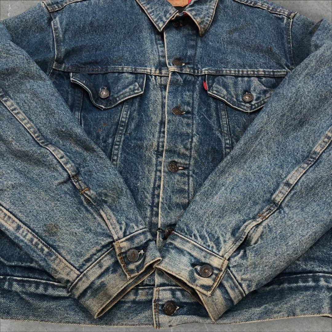 鬼フェードUSA製80sLevi'sリーバイスデニムジャケットGジャン70505
