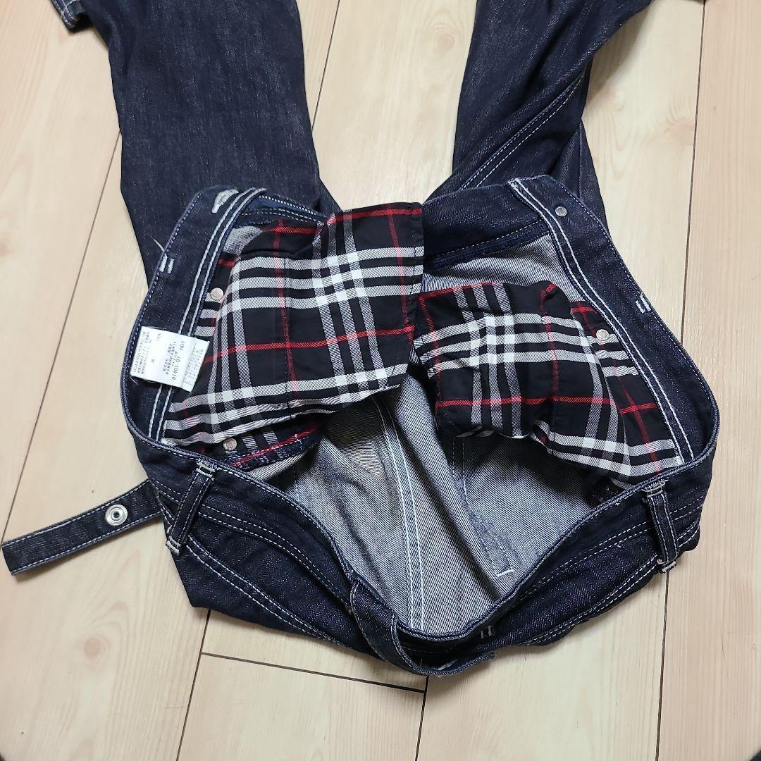 BURBERRYメンズストレートデニム　股上浅め