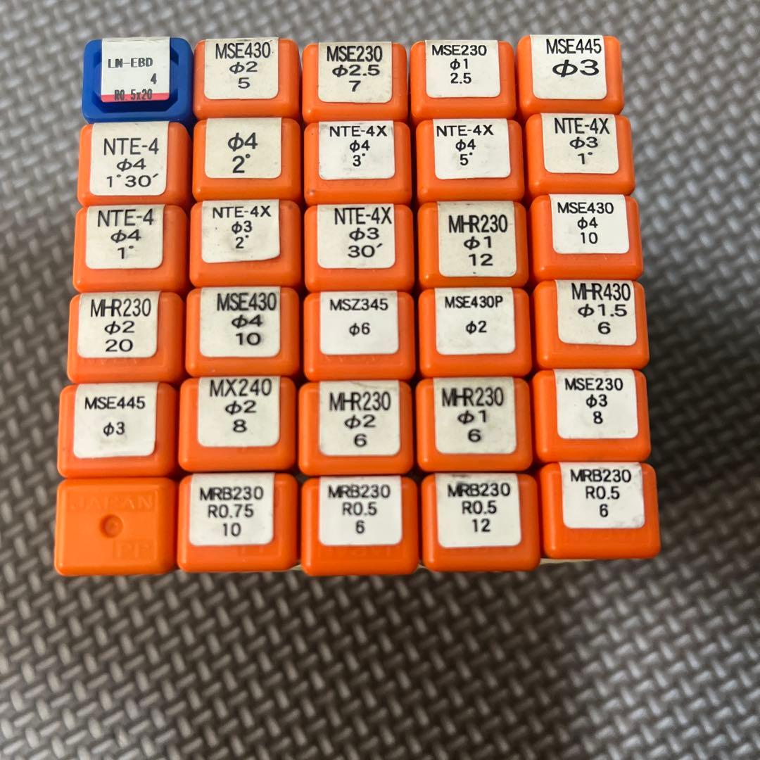 osg、NSTOOLエンドミル30本セット