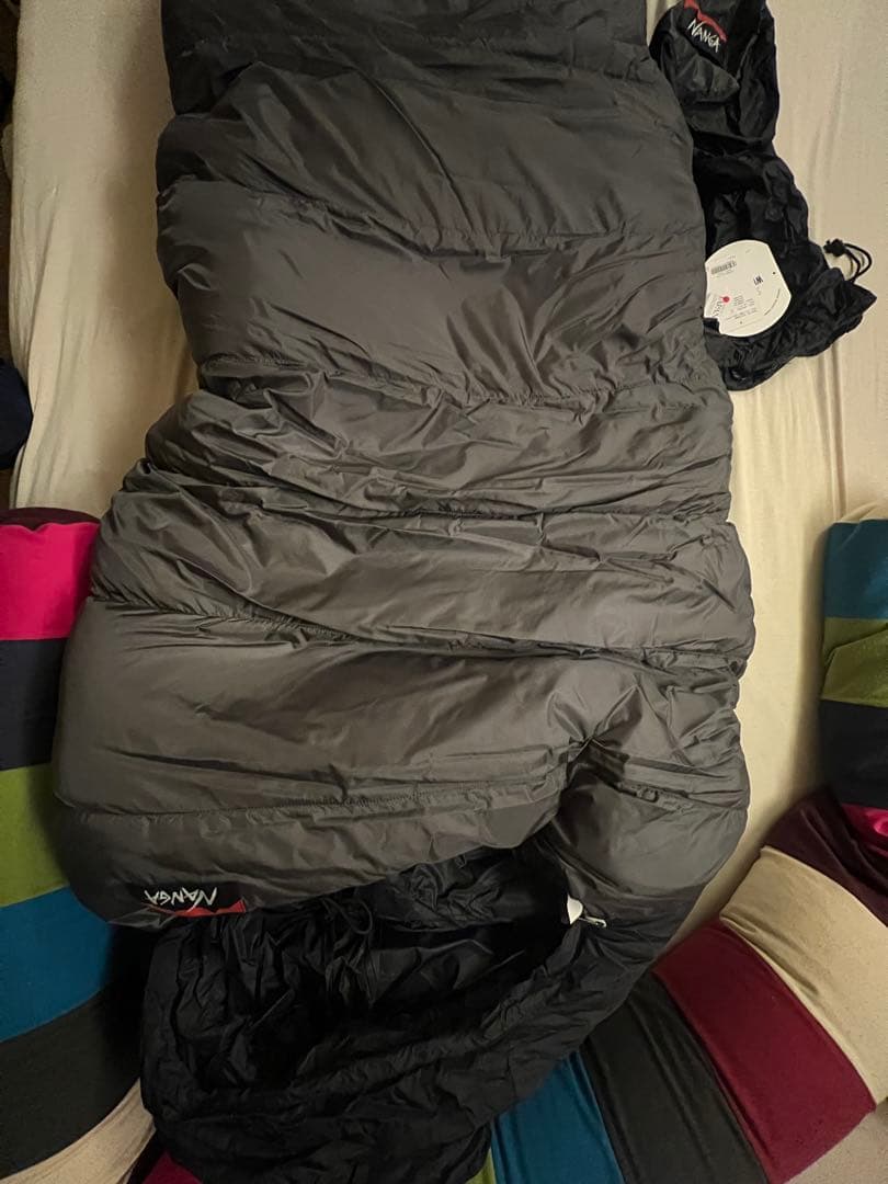 るりはNANGA 寝袋　オーロラ1100DX