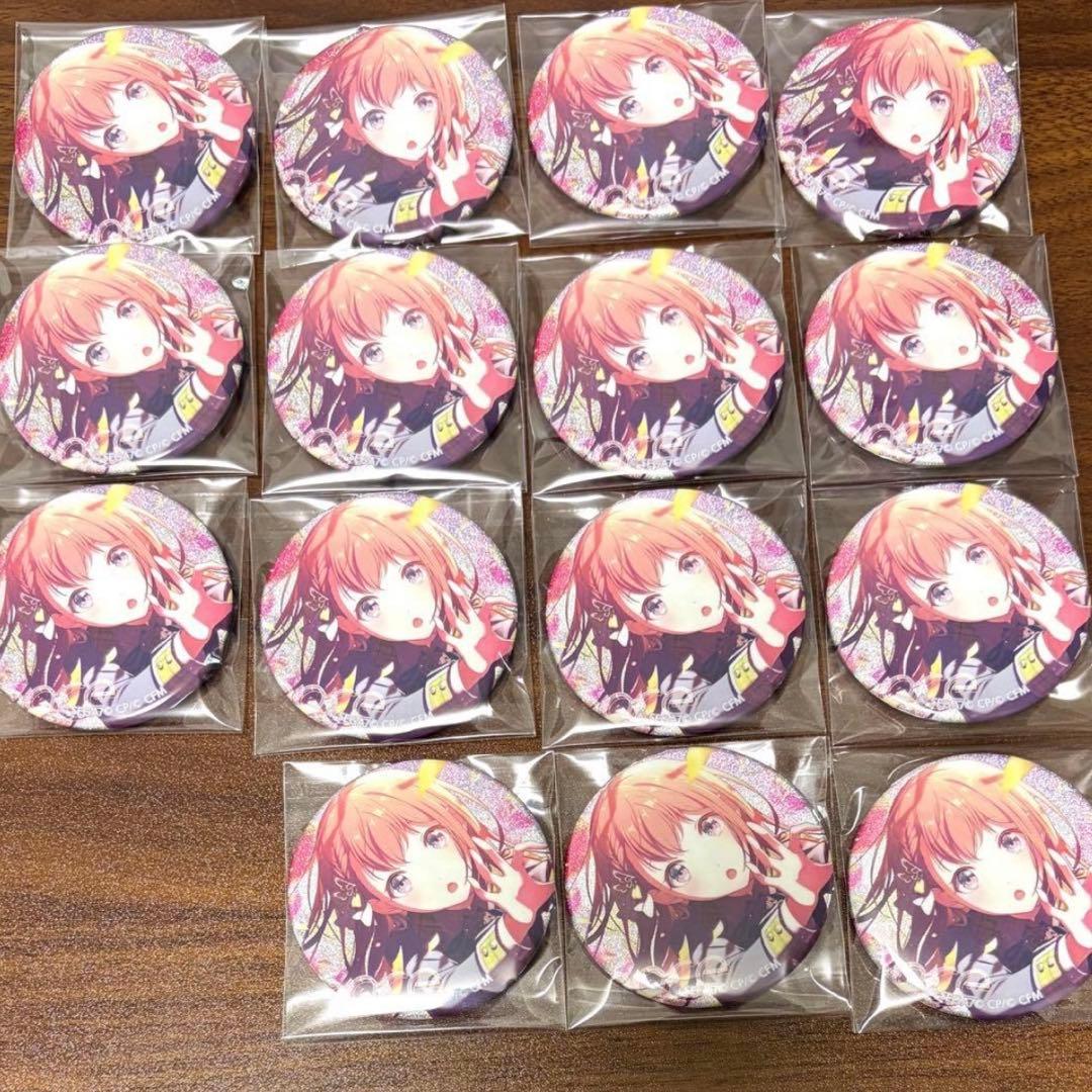 プロセカ プロジェクトセカイ グリ缶 グリッター缶バッジ 42C 花里