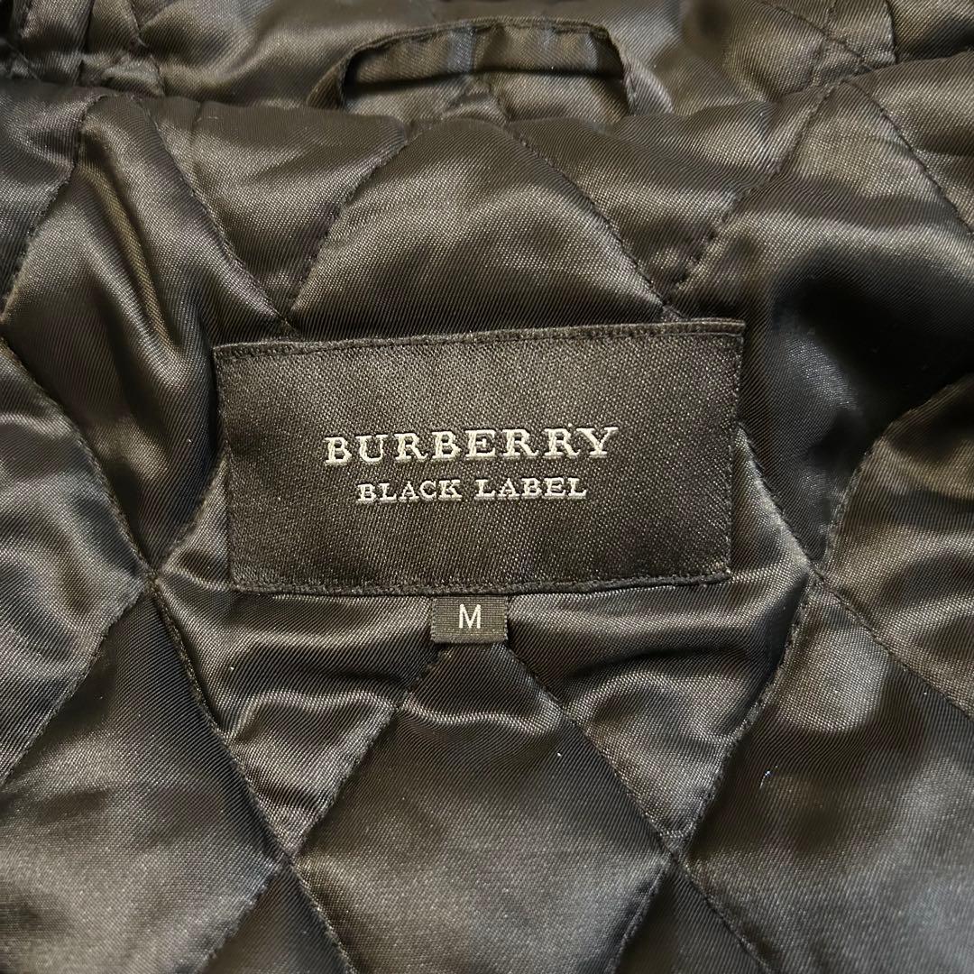 バーバリーブラックレーベル2way ラクーンファー　ミリタリー　モッズ　コート