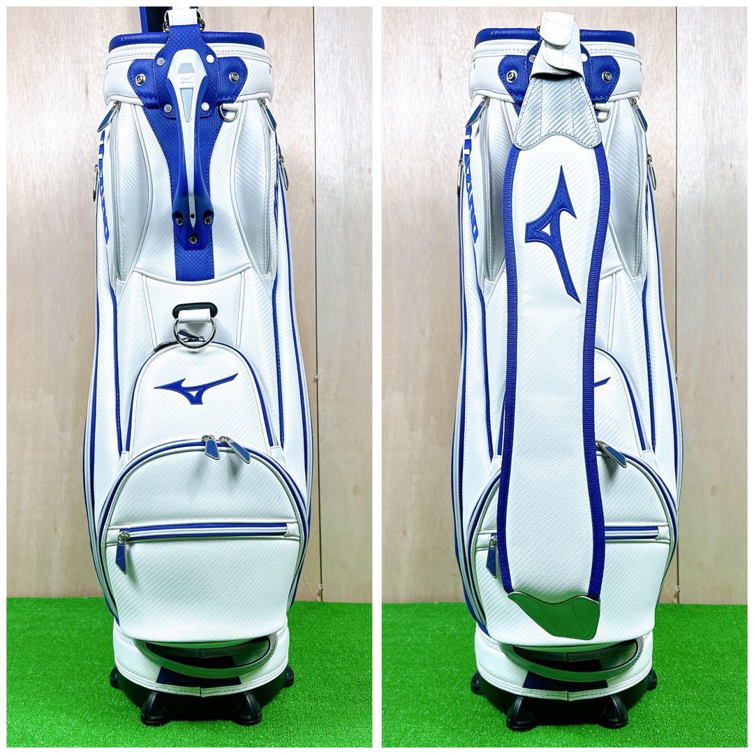 ★美品 MIZUNO キャディバッグ 9.5型 アスリートツアーレプリカ 美津濃