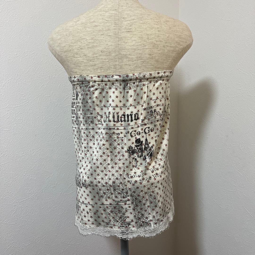 galliano 花柄テキストプリントミニスカート希少 サイズ40 - メルカリ