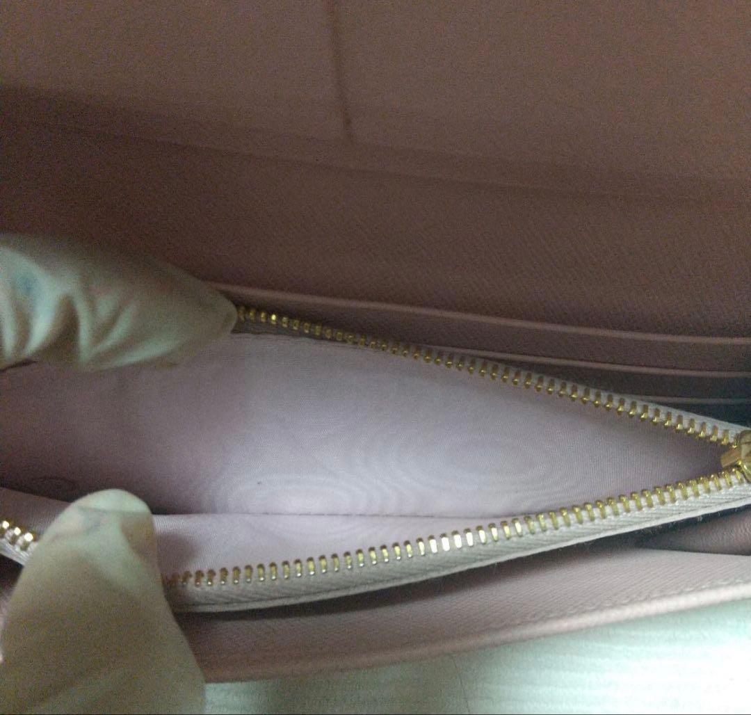 PRADA サフィアーノレザー 長財布三角ロゴ　ベビーピンク