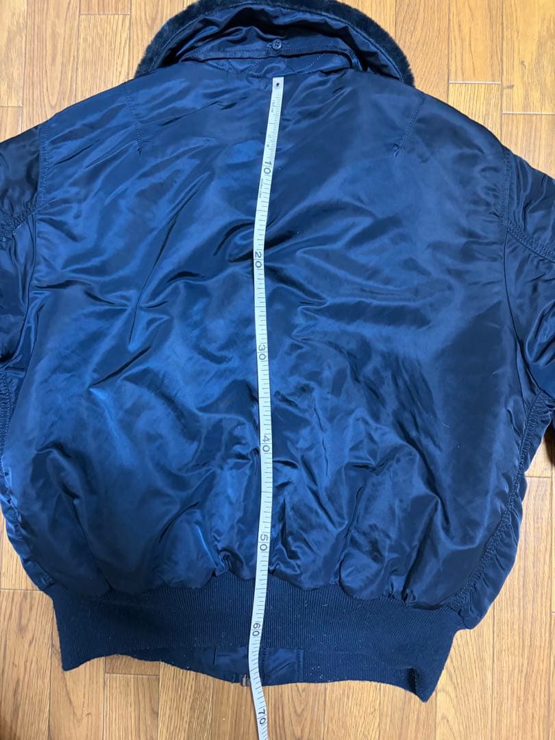 \"*\"様 ALPHA INDUSTRIES フライトジャケット B-15 ネイビ