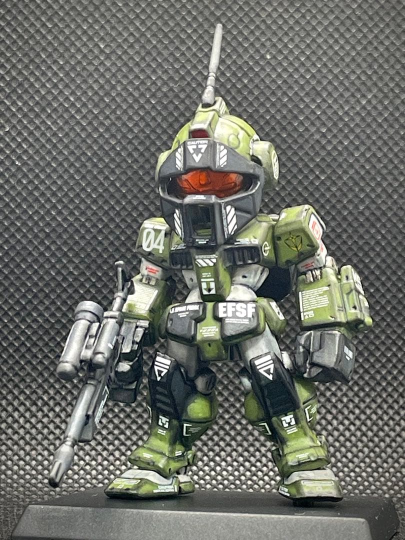 【送料無料/匿名配送】ガンダムコンバージ ジムスナイパー カスタム リペイント