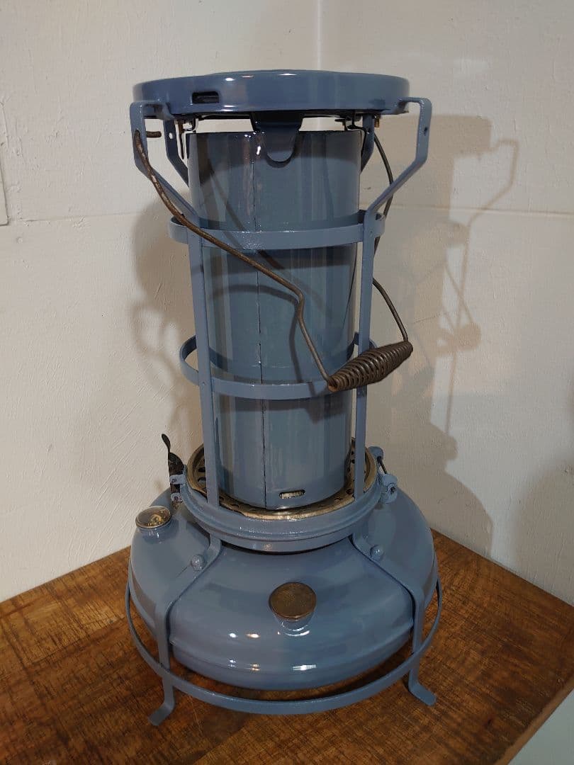 ミ*ー様 激レア美品　 アラジンストーブ　8型 ビンテージストーブ　ブルーグレー