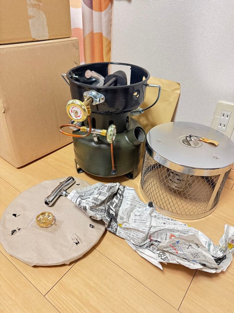 新品未使用 オムニバーナーJGSDF SI-57-OD 石油バーナー　おまけ付き