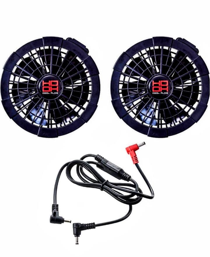 村上被服 HOOH 空調服 6点セット 2枚 バッテリー2セット ファン2セット