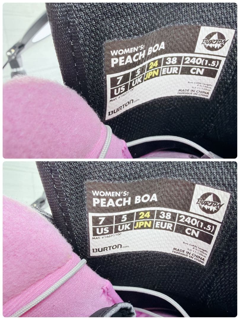 Burton PEACH BOA レディース　24cm