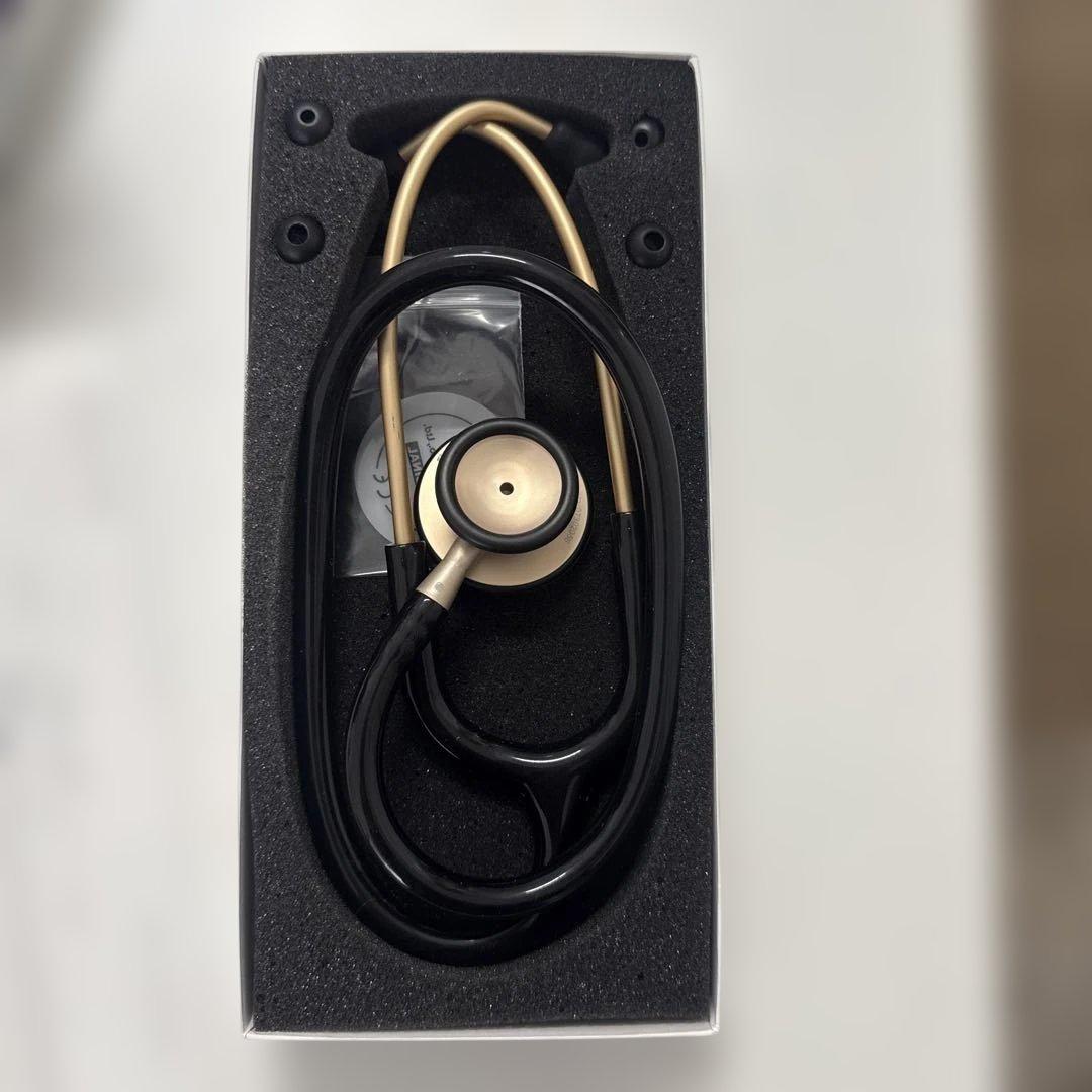 SpriltMedical 聴診器 ゴールドとブラック　三個セット