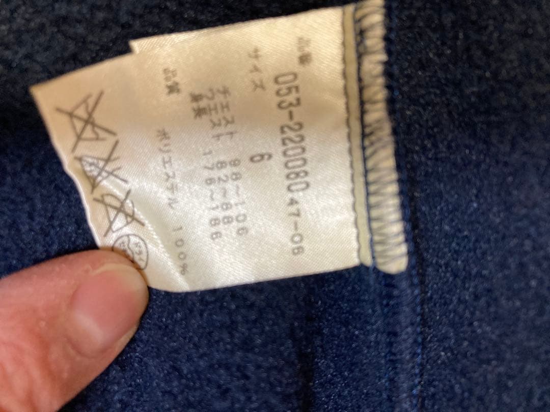 パーリーゲイツ　3ウェイ　アウター　サイズ6 ネイビー　ジャンバー　フリース