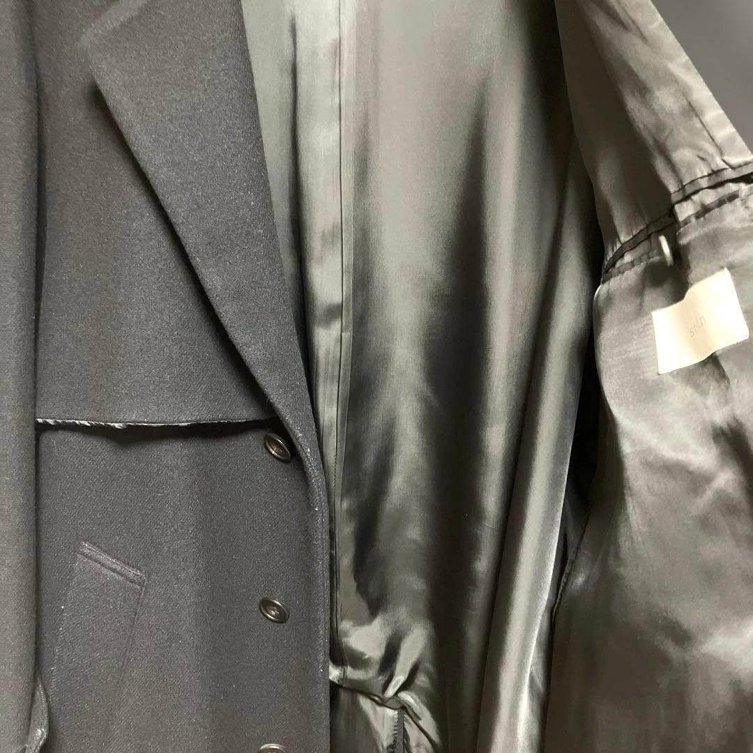 ssstein シュタイン 18aw LAY CHESTER COAT ブラック