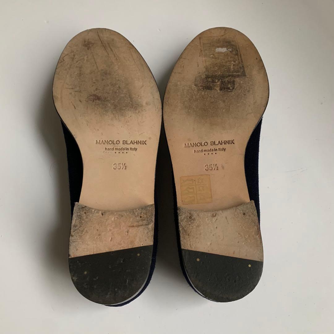 【美品】Manolo Blahnik(マノロブラニク) タッセル付きローファー