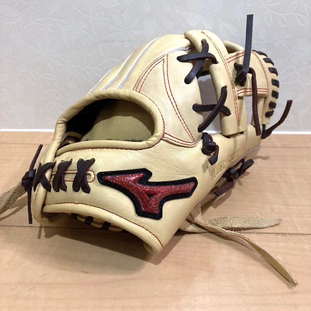 極美品✨Mizuno Will Drive 軟式グローブ クリーム色 少年野球