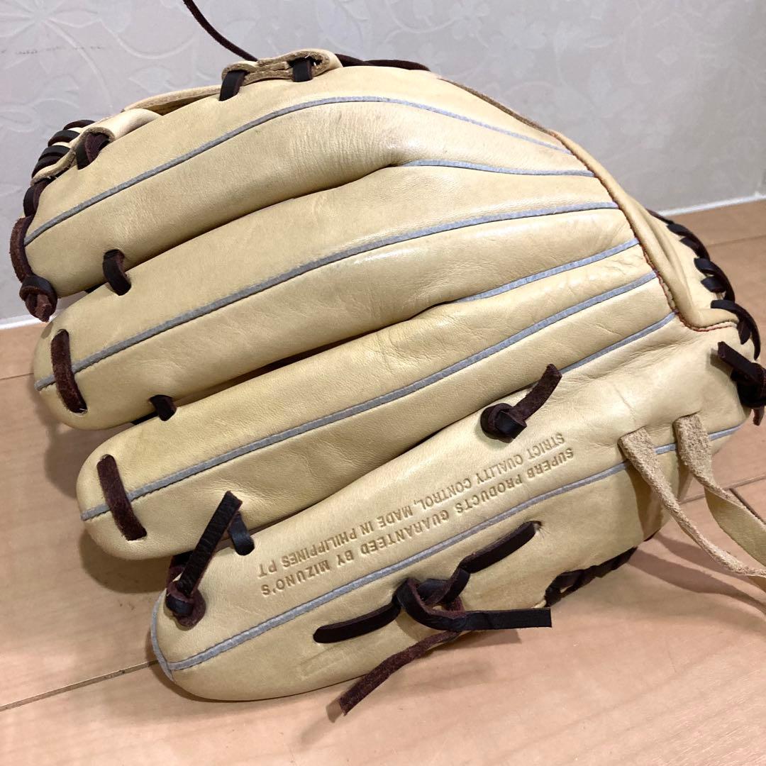 極美品✨Mizuno Will Drive 軟式グローブ クリーム色 少年野球