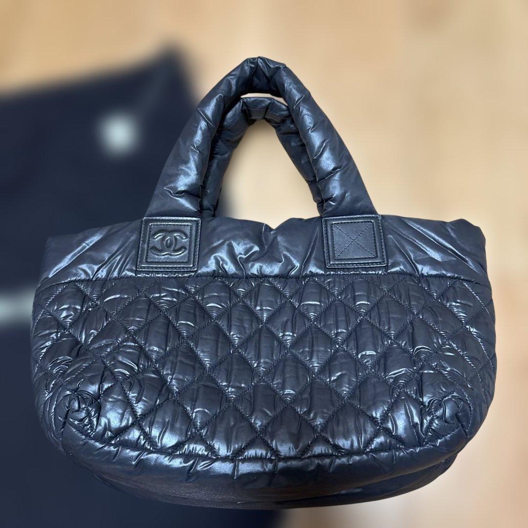 CHANEL ブラック コココクーン　ハンドバック