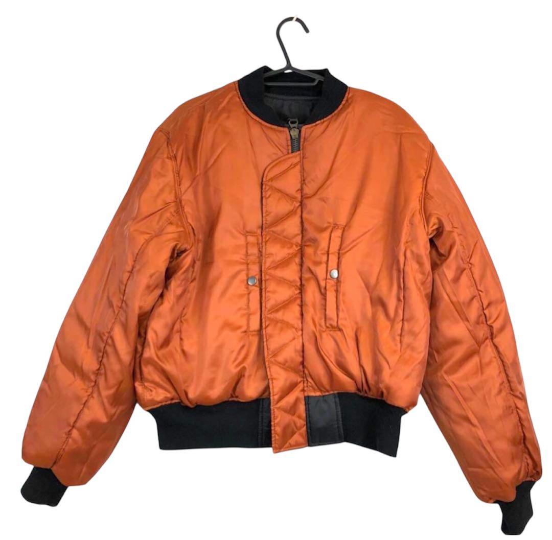 Ed Hardy MA-1 リバーシブルブルゾン M 刺繍 Y2K