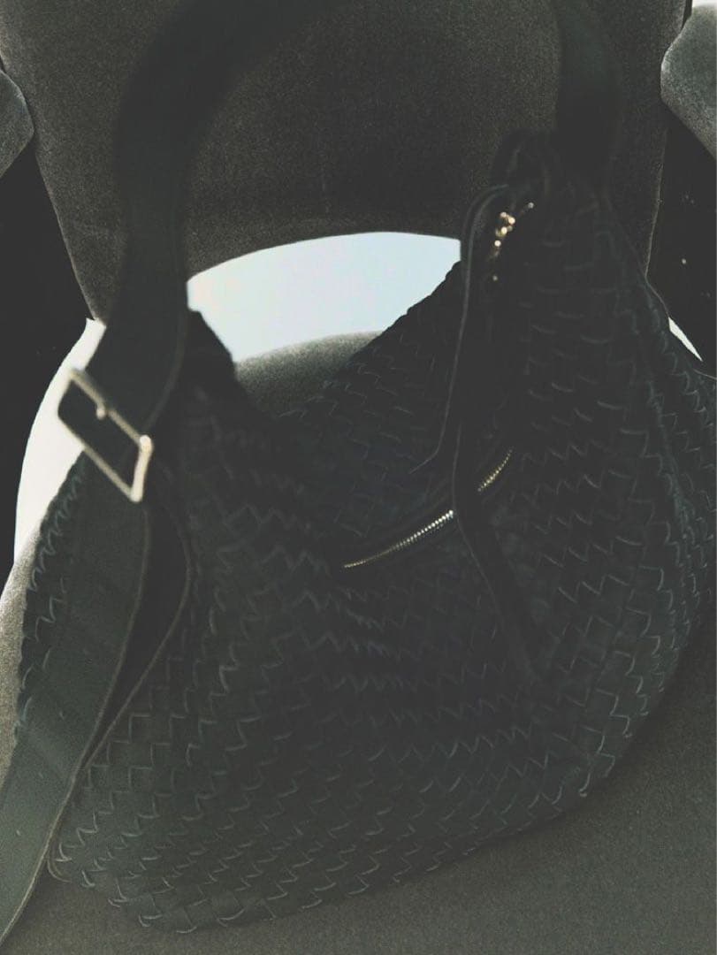 Llife COW LEATHER MESH BAG新品