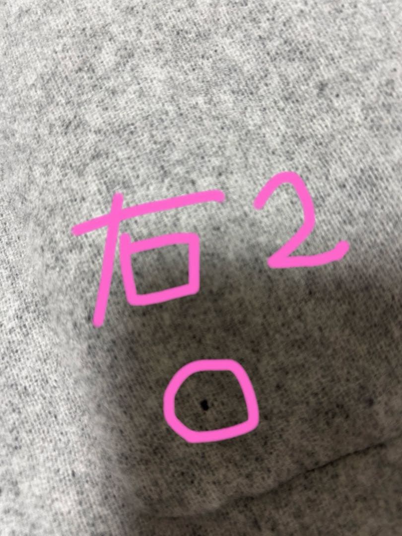 MONCLERモンクレールウールダウン付きポンチョ グレー/ブラック