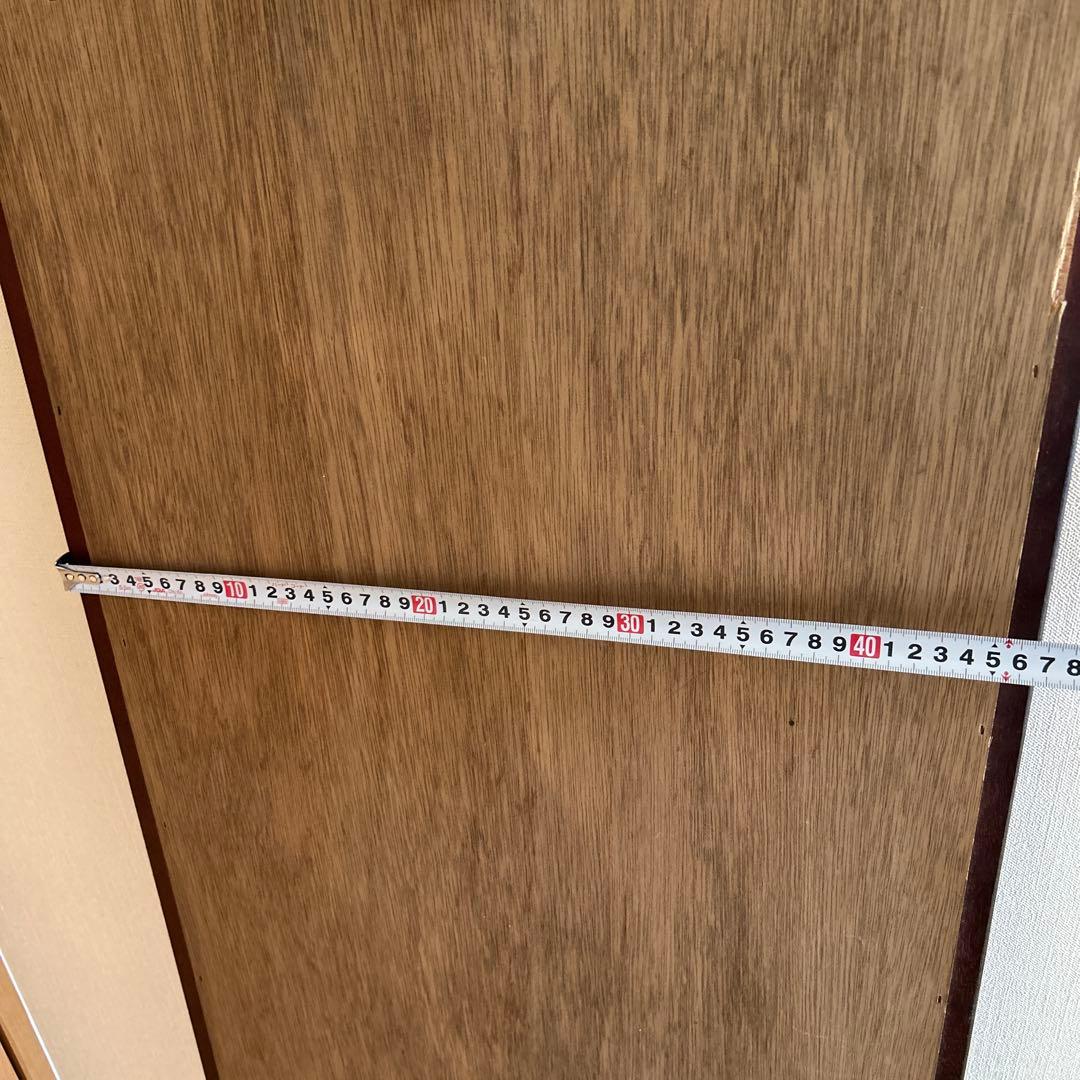 昭和レトロ！ヴィンテージ！　姿見鏡　木製フレーム　日本製　壁掛け金具付き