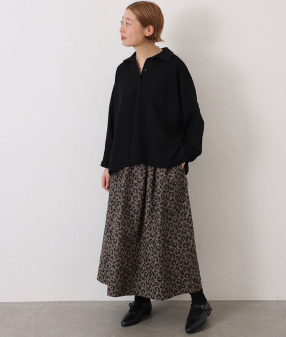 ジャーナルスタンダードラックス　ダブルJQレオパ スカート