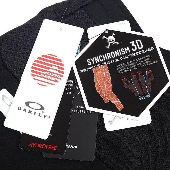 新品 オークリー ゴルフ スカル ストレッチ 3D テーパードパンツ 黒 32