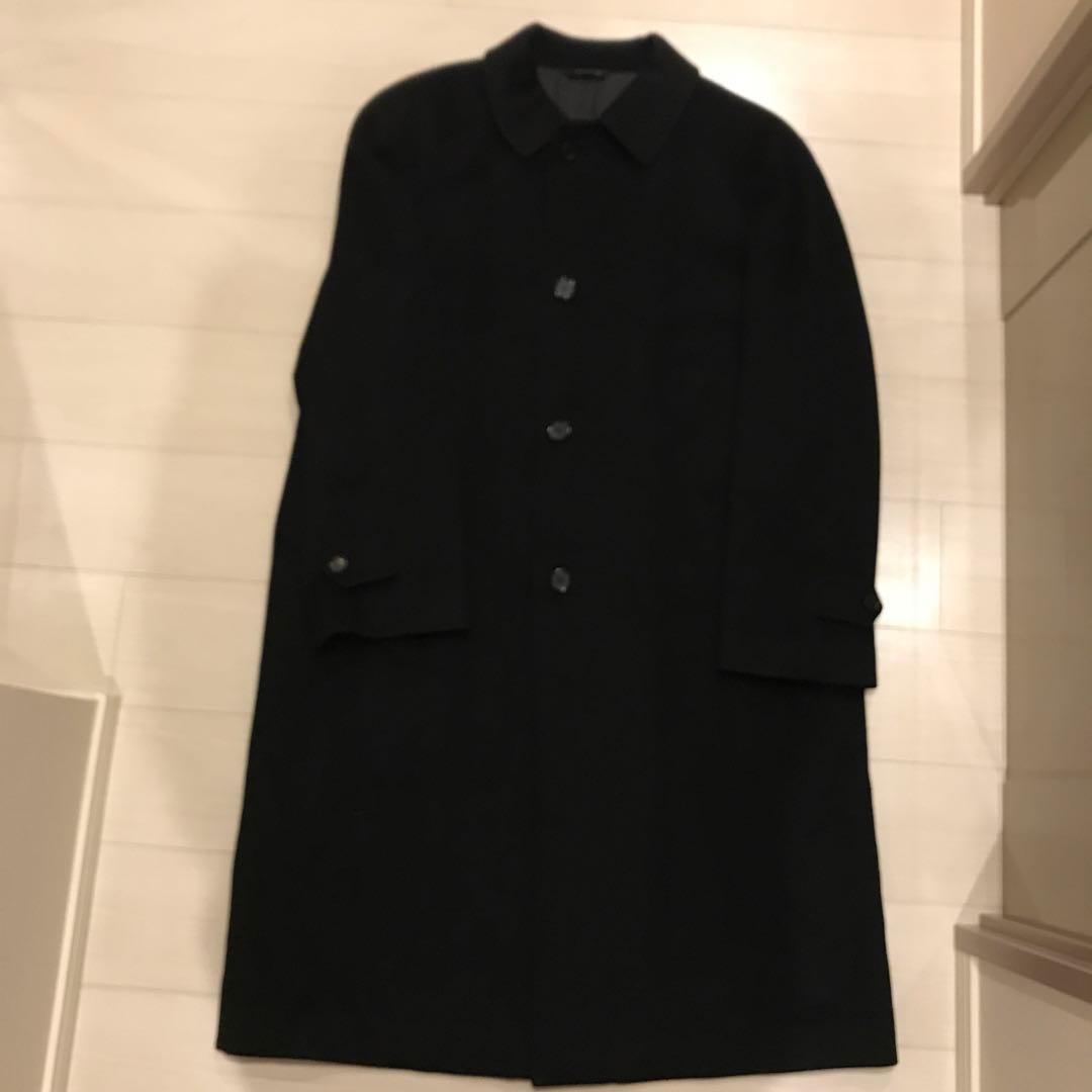 BURBERRY 黒カシミヤ ロングコート