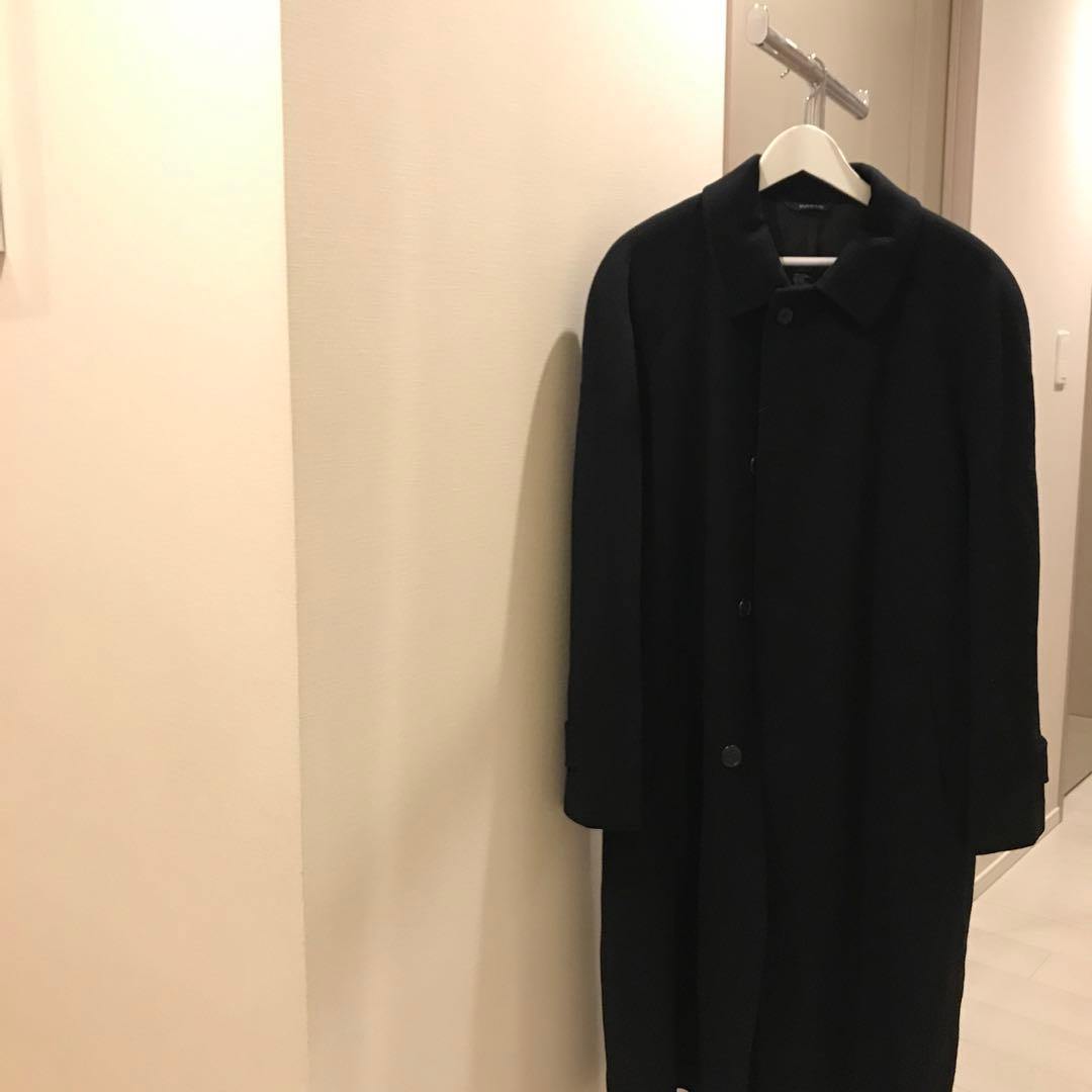BURBERRY 黒カシミヤ ロングコート