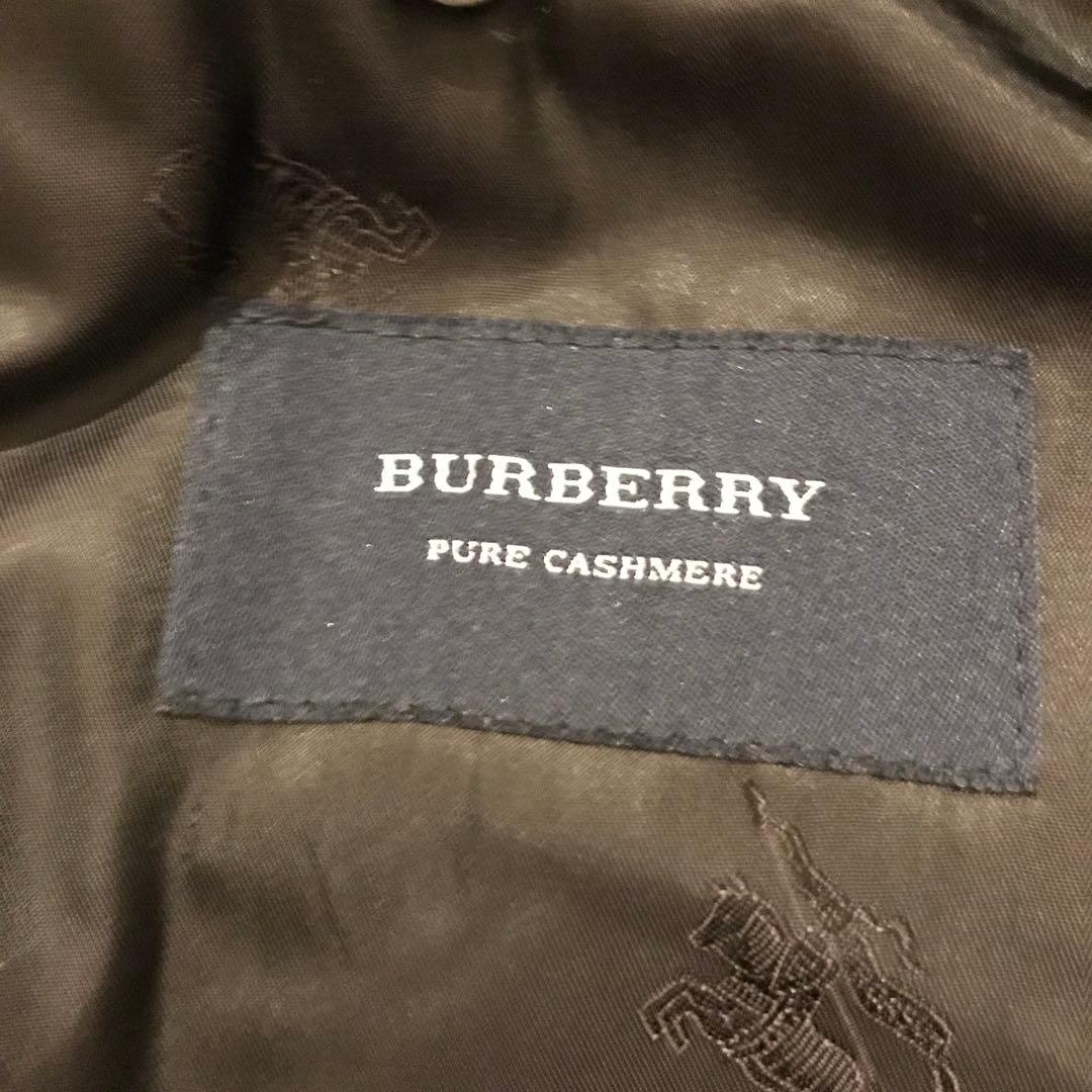 BURBERRY 黒カシミヤ ロングコート