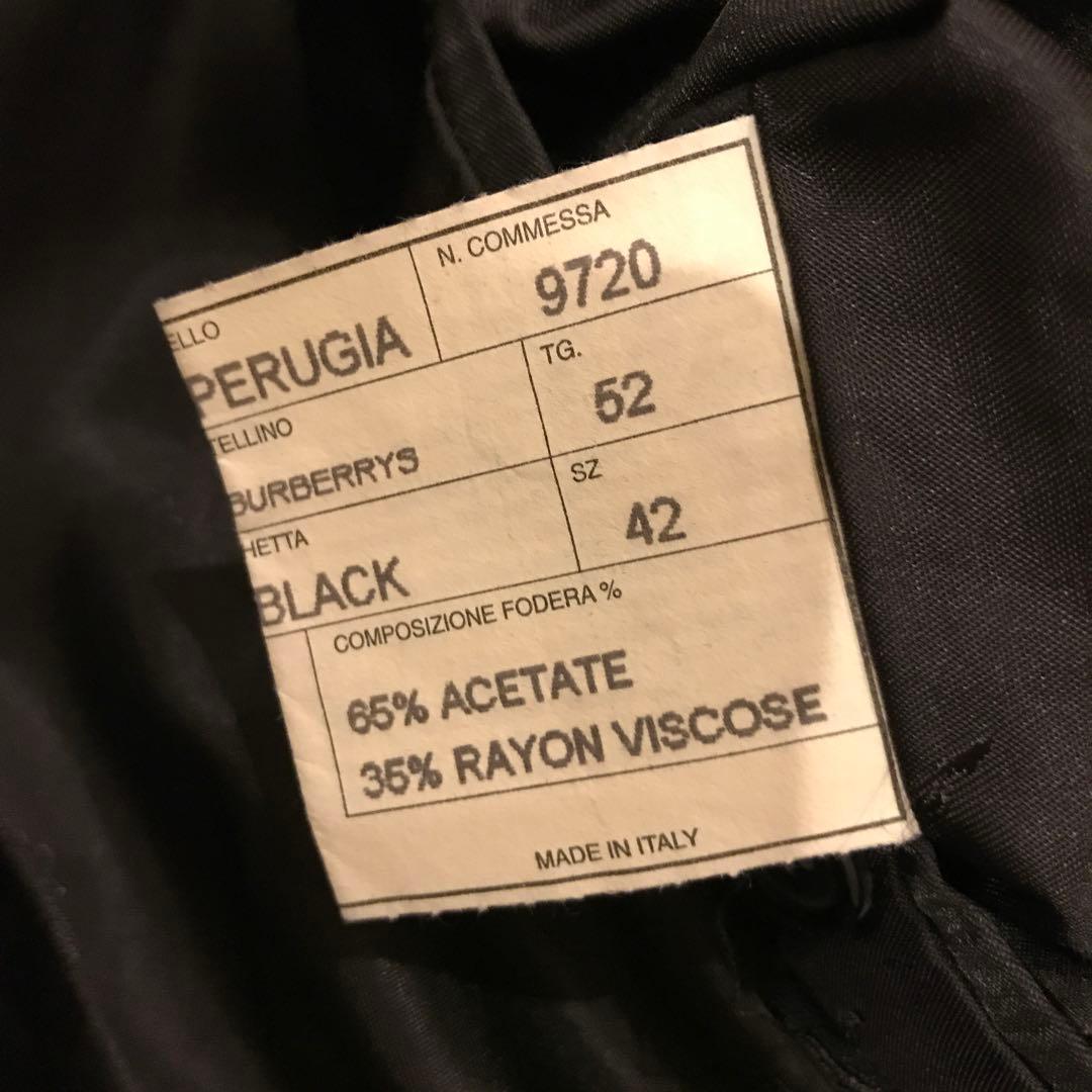 BURBERRY 黒カシミヤ ロングコート