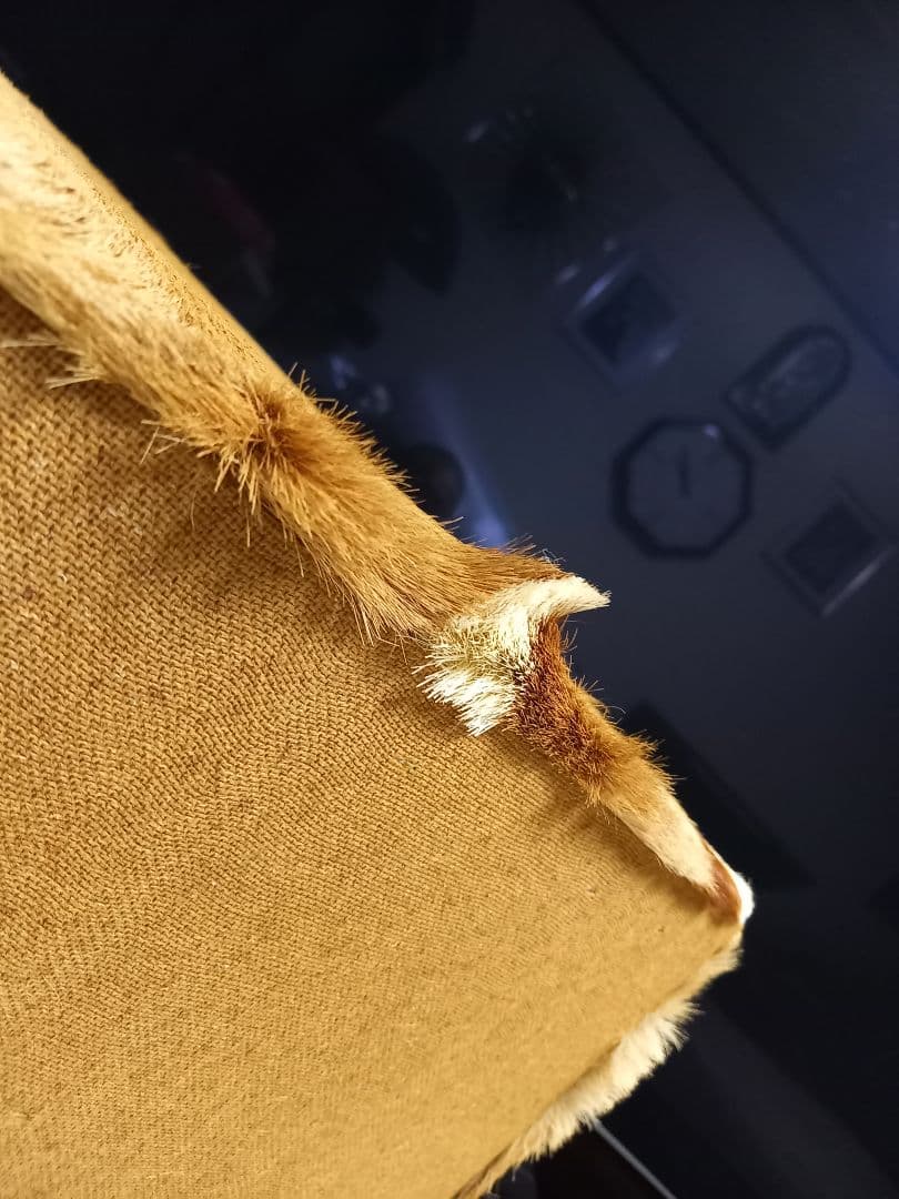 希少　メゾン　テルガス　フランス製　ガゼル　毛皮　スツール　ボックス