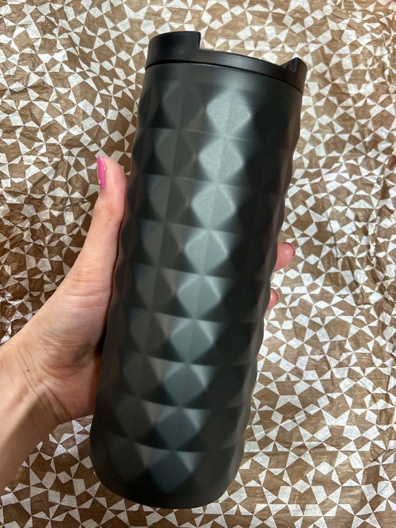 海外　限定　ヨーロッパ　スターバックス　マットブラック　ステンレスタンブラー