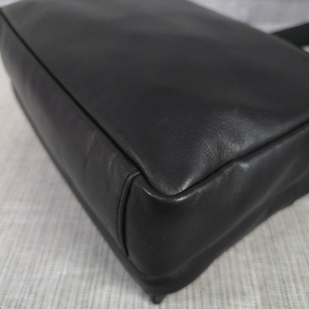 極美品　PORTER　AMAZE　ポーター　ショルダーバッグ　L　レザー　黒