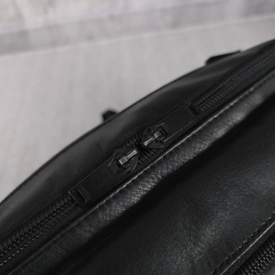 極美品　PORTER　AMAZE　ポーター　ショルダーバッグ　L　レザー　黒