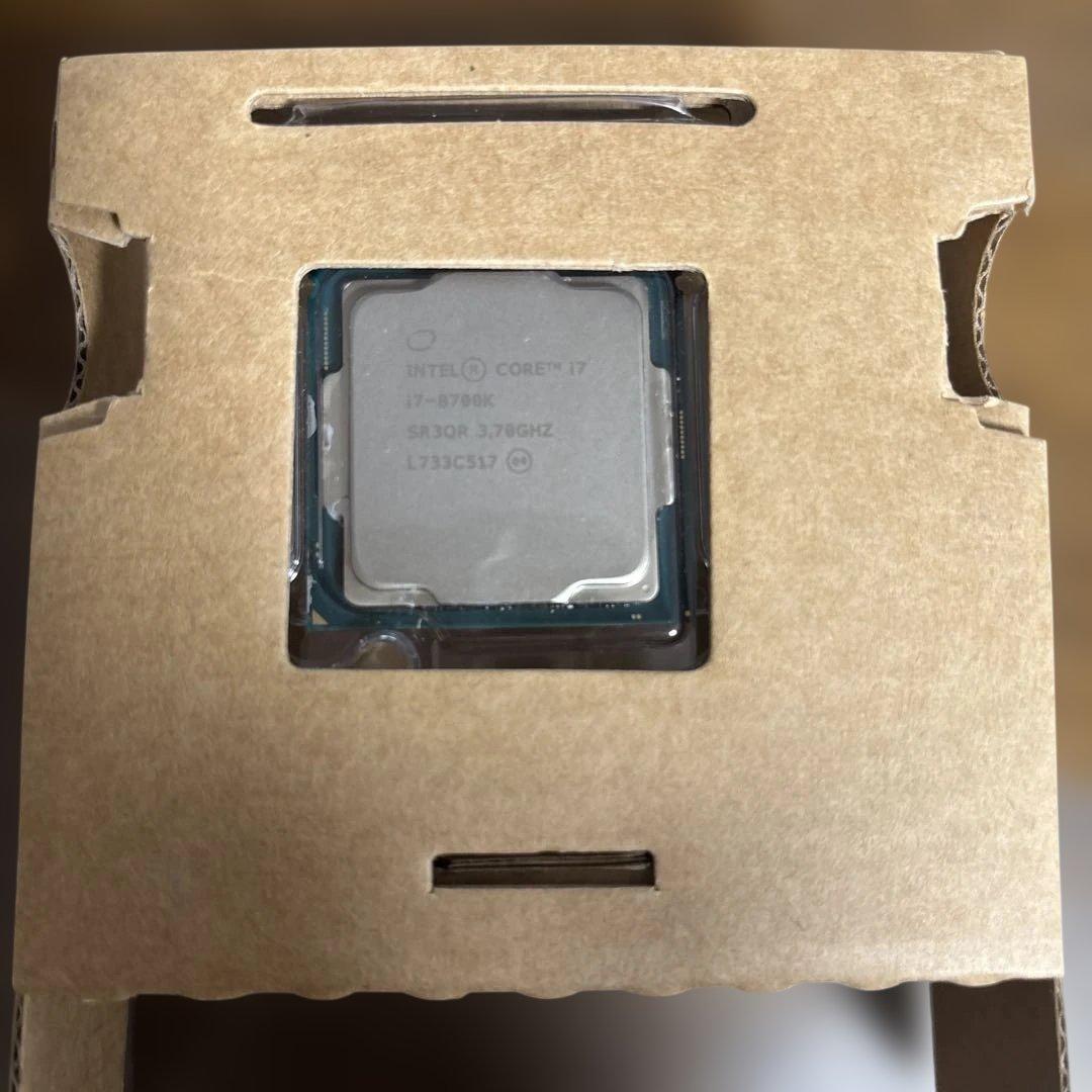 【ヒッグー】intel I7-8700K LGA1151(中古品)