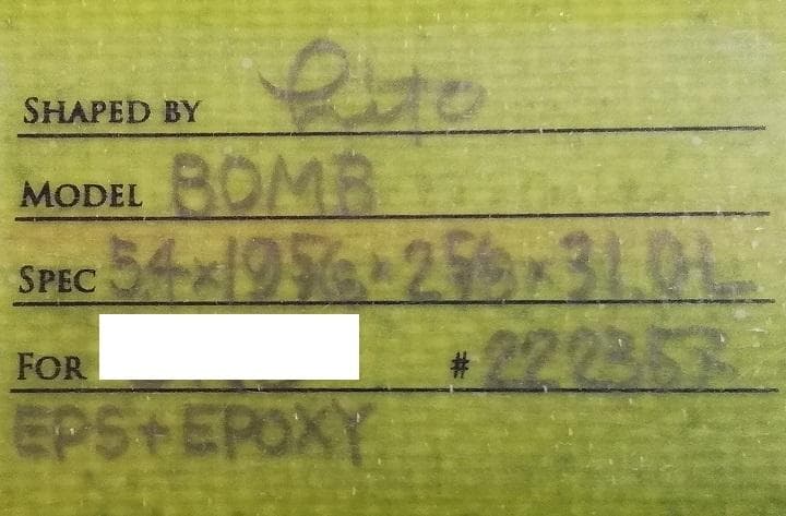 I-MODE-D　サーフボード　5'4\"　Bomb 【茅ヶ崎駅での手渡しのみ】