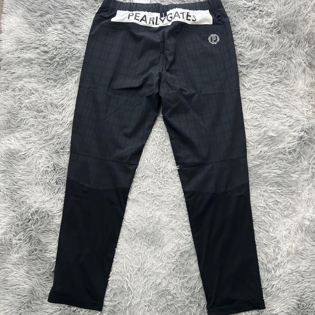 新品　パーリーゲイツ　パンツ　ストレッチ　ウエストゴム　蓄熱　ネイビー　サイズ7