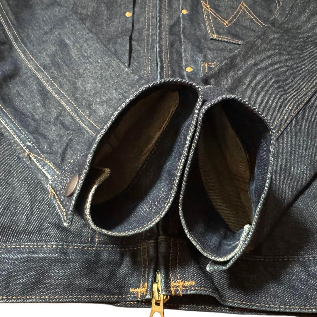 濃紺 Wrangler 11MJZ 暴れ馬タグ 復刻 W-ZIP サイズM - メルカリ