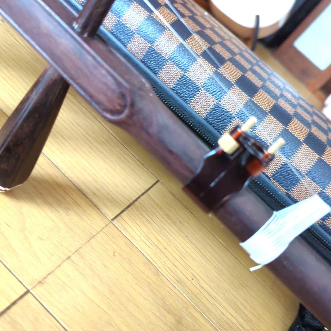 胡涵柔製作 明清老紅木 未使用 回紋頭二胡6 - メルカリ