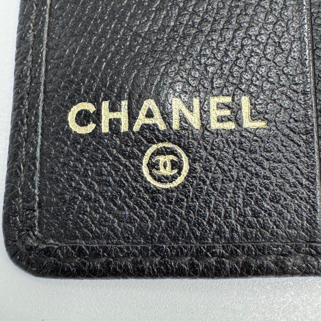 CHANEL シャネル ココボタン レザー 6連 キーケース ブラック シリアル