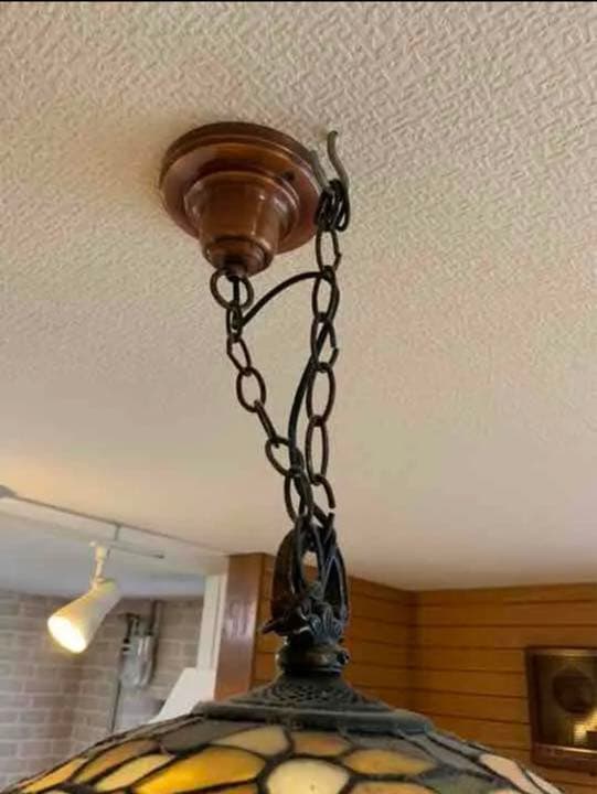 ステンドグラス 天井照明 照明 シェード 花柄 札幌 シーリングライト