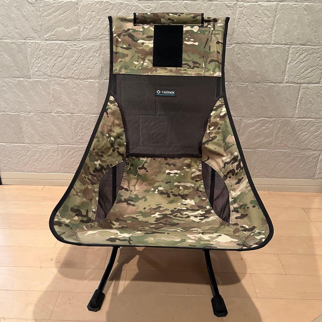 【極美品】 Helinox ビーチチェア　カモ　廃盤品