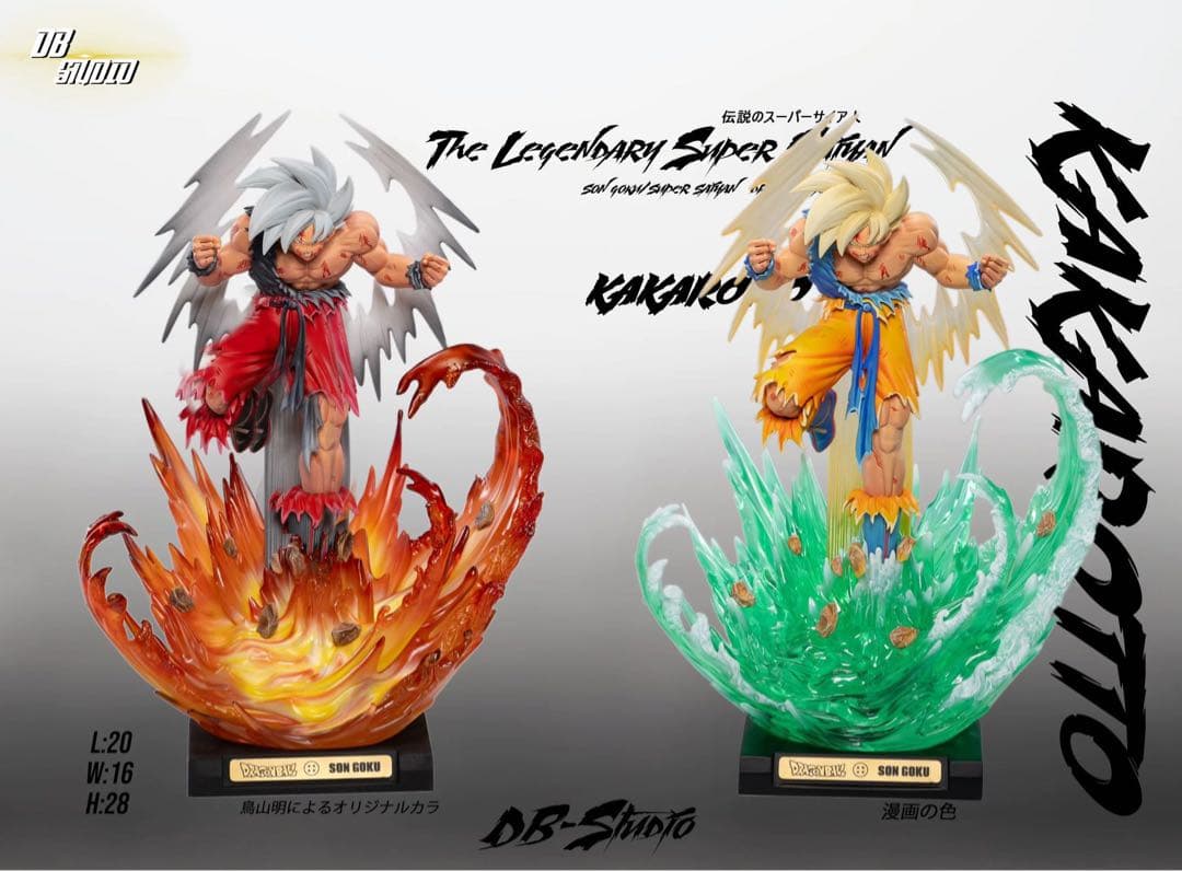 ドラゴンボール 孫悟空 ガレキ ガレージキット スタチューX①③⑨