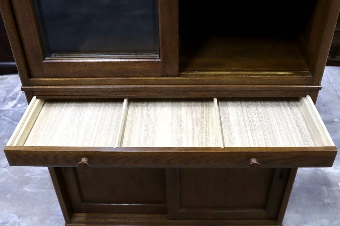 GMIK355○山室家具 ESPOIR エスポアール 食器棚 キャビネット 飾