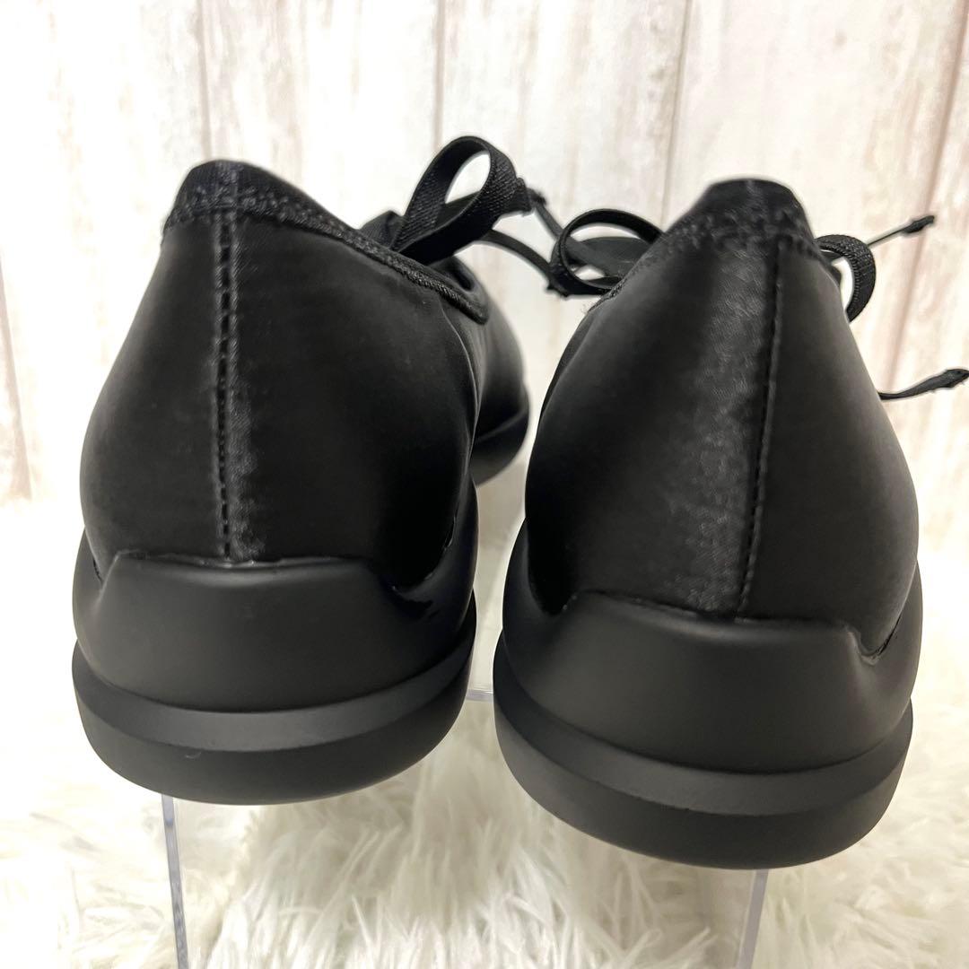 未使用級✨ LeTalon ルタロン Lダブルリボンバレリーナ 22.5cm 黒